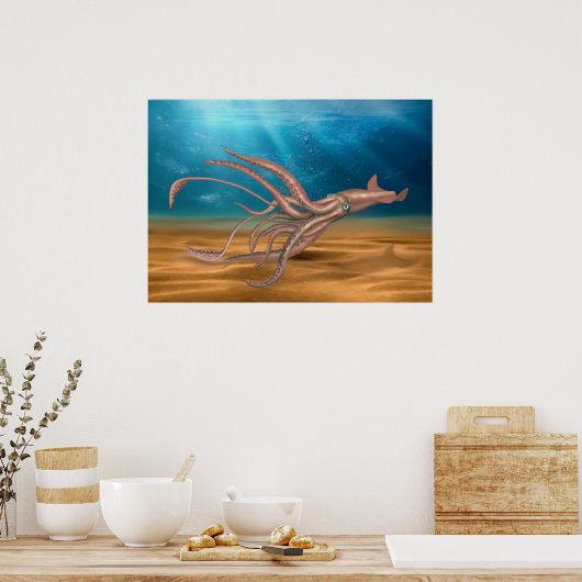 THE GIANT SQUID POSTER (Keuken)