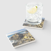 The Giants Causeway, Down, Ireland, Irish, Onderze Stenen Onderzetter (Zijkant)