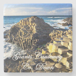 The Giants Causeway, Down, Ireland, Irish, Onderze Stenen Onderzetter