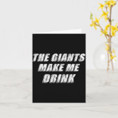The Giants Make Me Drink Funny  Kaart (Gele Bloem)