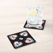 The Gift of Love Bindrune Kartonnen Onderzetters (Insitu)