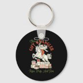 The Gift Wrangler Rope, Wrap, And Give Funny Chris Sleutelhanger (Voorkant)