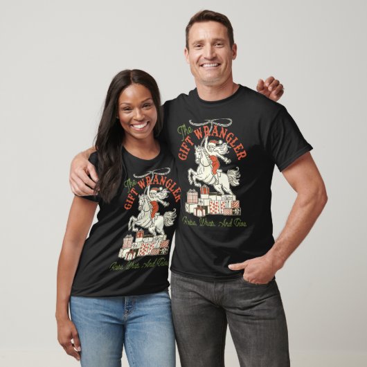 The Gift Wrangler Rope, Wrap, And Give Funny Chris T-shirt (Unisex)