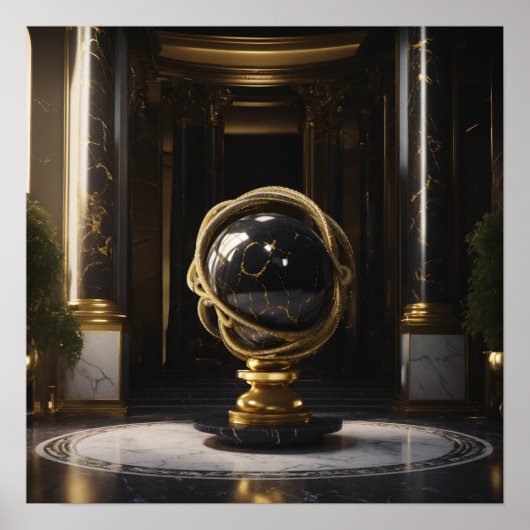 The Gilded Axis of Power Poster (Voorkant)