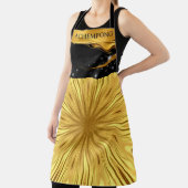 The Gilded Zenith: Molten Gold & Deep Crimson Full Schort (Insitu)