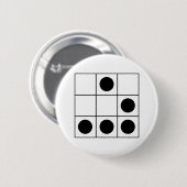 "The Gilder" Hacker Emblem Ronde Button 5,7 Cm (Voorkant /achterkant)