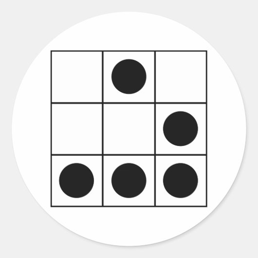 "The Gilder" Hacker Emblem Ronde Sticker (Voorkant)