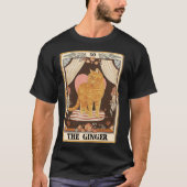 The Ginger Tarot Card Ginger Tabby Cat Ginger Cat  T-shirt (Voorkant)
