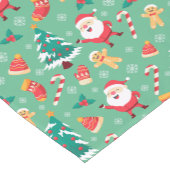 The Gingerbread Man, Santa en Candy Canes Korte Tafelloper (Hoek)