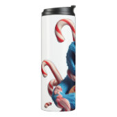 The Gingerbread Monster | Funny Christmas Art Thermosbeker (Gedraaid links)