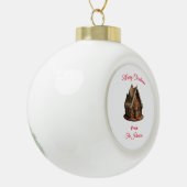 The Gingerbrood House Keramische Bal Ornament (Links)
