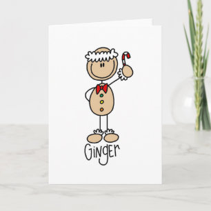 The Gingerbrood Man Card Feestdagen Kaart
