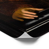 The Girl in a Picture Frame by Rembrandt Poster (Hoek)