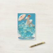 The Girl in the Glass Post-it® Notes (Op bureau)