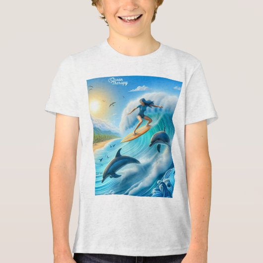 The Girl Power Colection Tri-Blend Shirt (Voorkant)