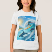 The Girl Power Colection Tri-Blend Shirt (Voorkant)