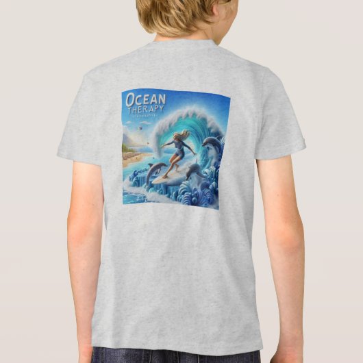 The Girl Power Colection Tri-Blend Shirt (Achterkant)