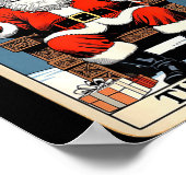 The Giver Santa Tarot Card Style Christmas Graphic Poster (Hoek)