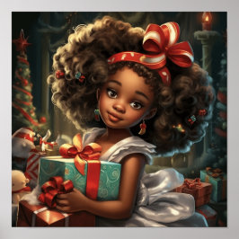The Giving Spirit: Afro-Amerikaans meisje Poster