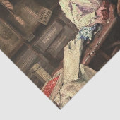 "The Glance" Westerne kunst van W Herbert Dunton Tissuepapier (Detail)