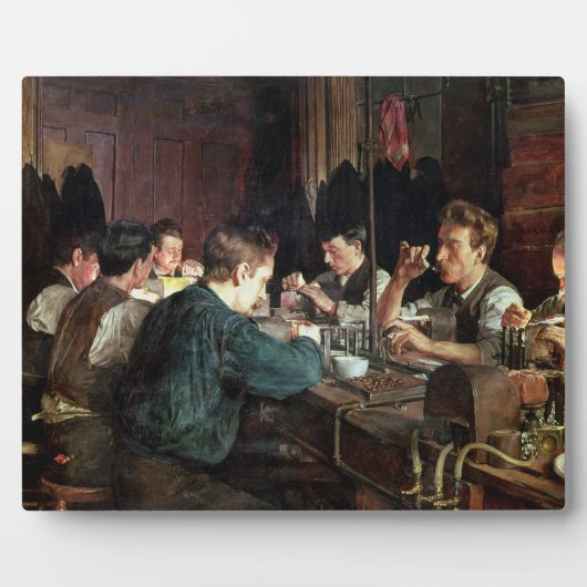 The Glass Blowers, 1883 (olie op canvas) Fotoplaat (Voorkant)