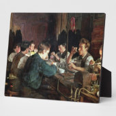 The Glass Blowers, 1883 (olie op canvas) Fotoplaat (Zijkant)