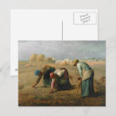The Gleaners, 1857 Briefkaart (Voorkant / Achterkant)