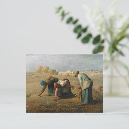 The Gleaners, 1857 Briefkaart (Staand voorkant)