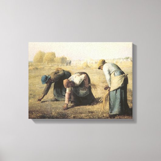The Gleaners, 1857 Canvas Afdruk (Voorkant)