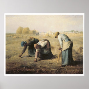 The Gleaners, 1857 Jean-Francois Millet Poster