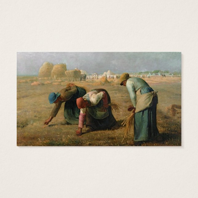 The Gleaners, 1857 Visitekaartjes (Achterkant)