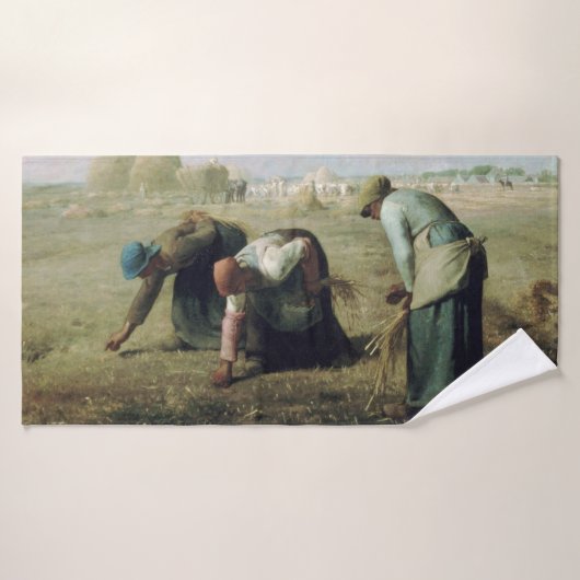 The Gleaners, Jean-Francois Millet, 1857 Badhanddoek (Badhanddoek)