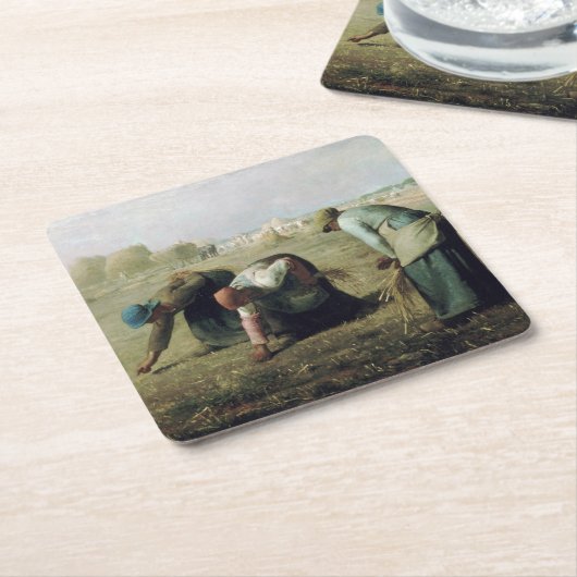 The Gleaners, Jean-Francois Millet, 1857 Kartonnen Onderzetters (Schuin)