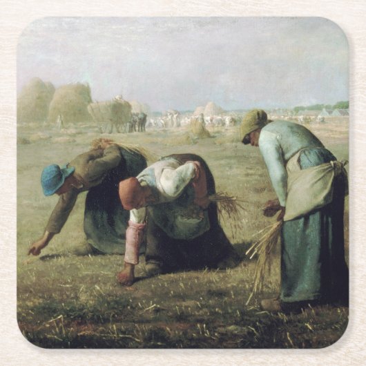 The Gleaners, Jean-Francois Millet, 1857 Kartonnen Onderzetters (Voorkant)