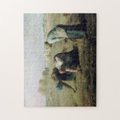 The Gleaners, Jean-Francois Millet, 1857 Legpuzzel (Verticaal)