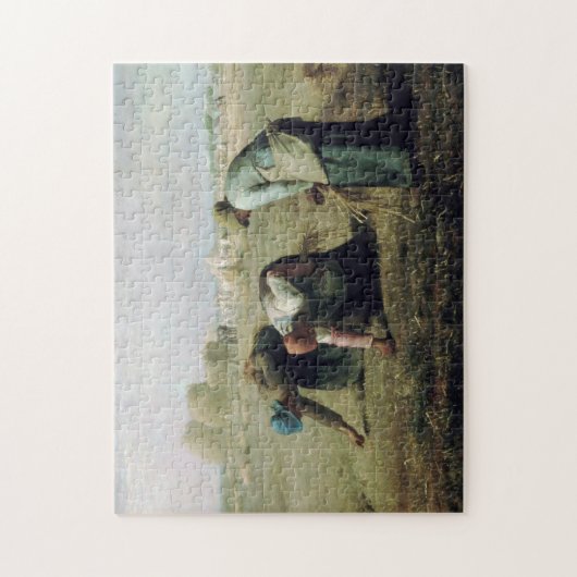 The Gleaners, Jean-Francois Millet, 1857 Legpuzzel (Verticaal)