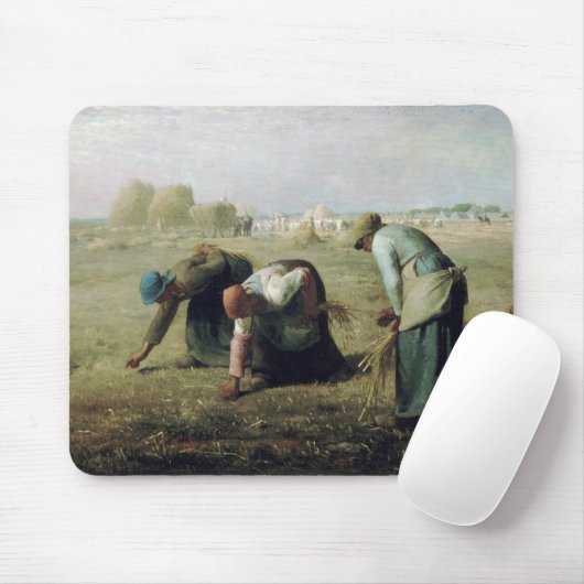 The Gleaners, Jean-Francois Millet, 1857 Muismat (Met muis)