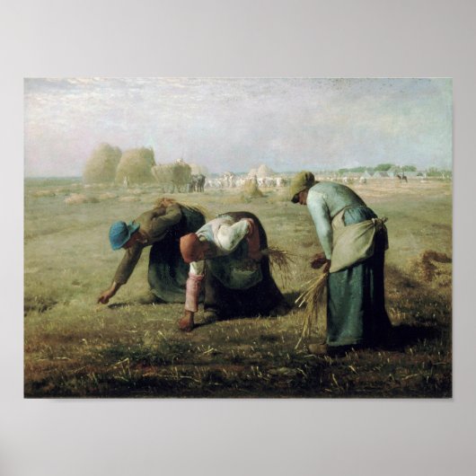 The Gleaners, Jean-Francois Millet, 1857 Poster (Voorkant)