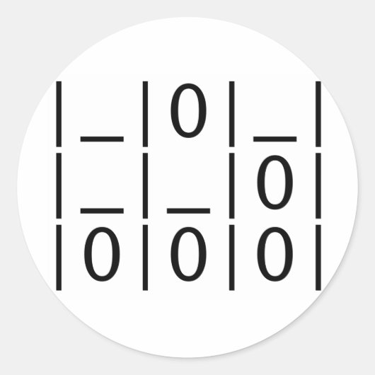 The Glider: Een Universal Hacker Emblem Sticker (Voorkant)