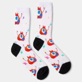 The Glitchy Stardust Monster Sokken (Rechts)