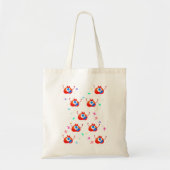 The Glitchy Stardust Monster Tote Bag (Voorkant)