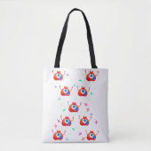 The Glitchy Stardust Monster Tote Bag (Voorkant)