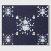 The Glittery Kerstman - Cadeaupapier (Vlak)