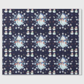 The Glittery Kerstman - Cadeaupapier (Vlak)