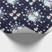 The Glittery Kerstman - Cadeaupapier (Hoek)