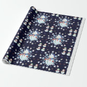 The Glittery Kerstman - Cadeaupapier (Uitgerold)