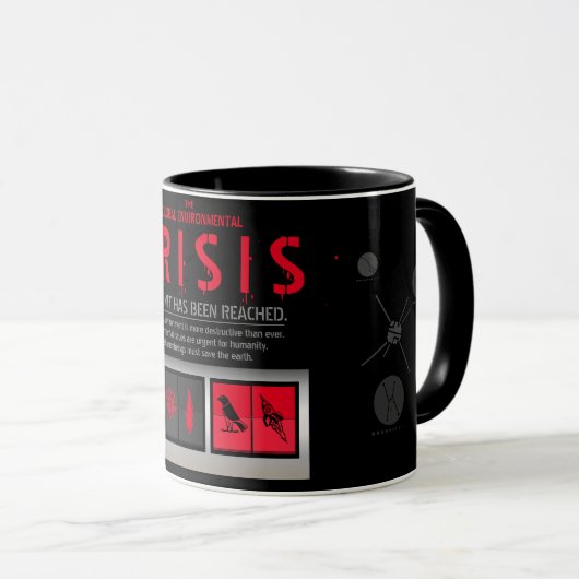 THE GLOBAL ENVIRONMENTAL CRISIS [Combo Mug] Mok (Voorkant rechts)