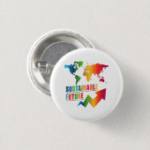 The Global Goals SDGs 2030 Sustainable Future Ronde Button 3,2 Cm (Voorkant /achterkant)