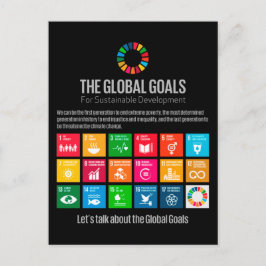 The Global Goals UN SDG 2030 Briefkaart