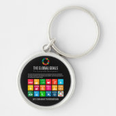 The Global Goals UN SDG 2030 Button Sleutelhanger (Voorkant)